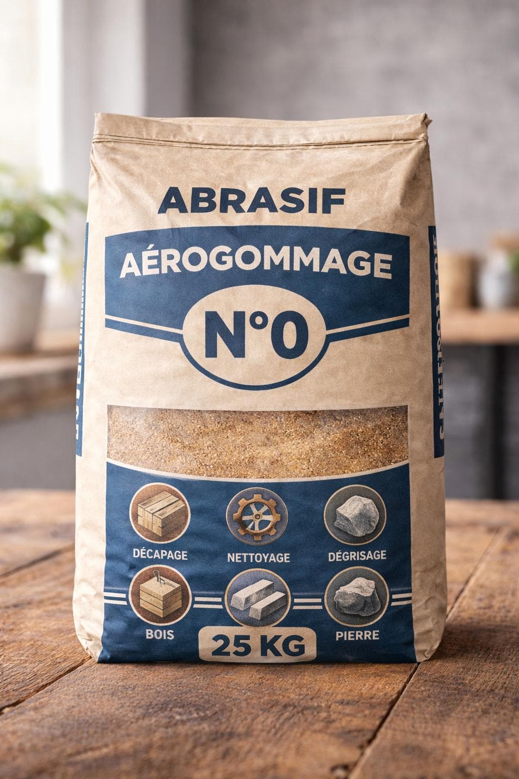 Abrasif Quartz n°0 - Sac de 25kg
